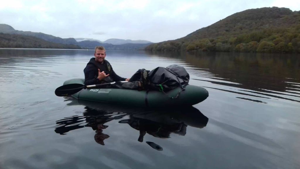 Mark on his packraft