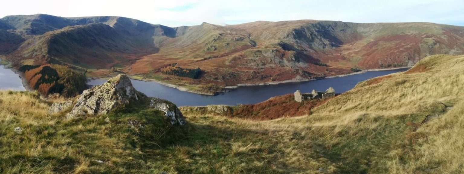 climbing up the hill from haweswater