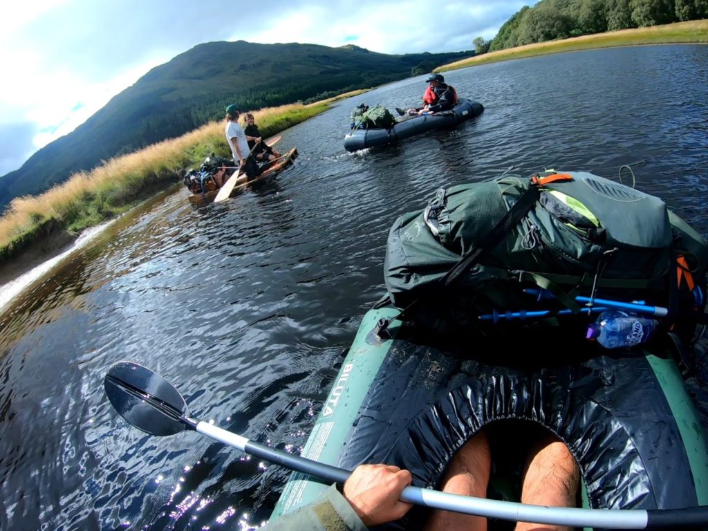 packrafting trips scotland